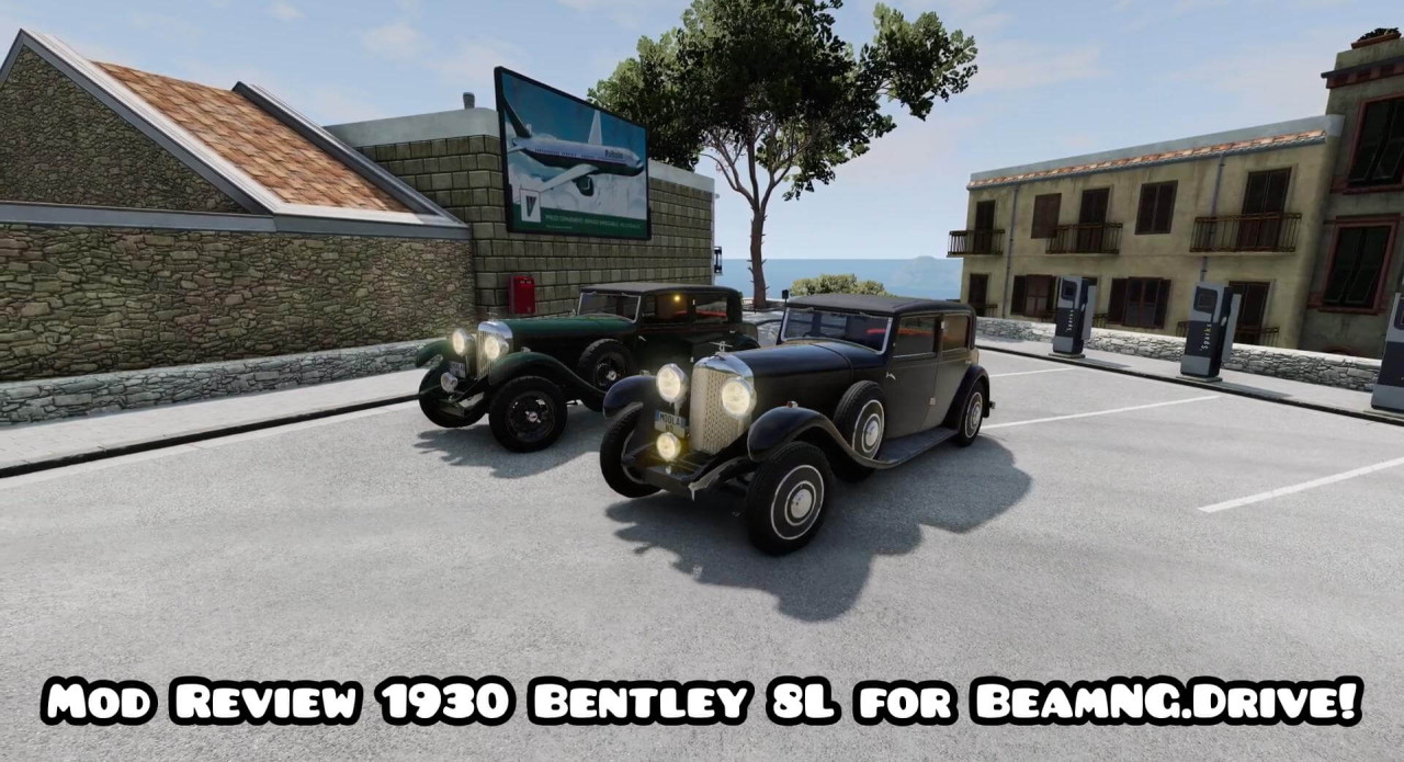 Mod Review 1930 Bentley 8L for BeamNG.Drive!